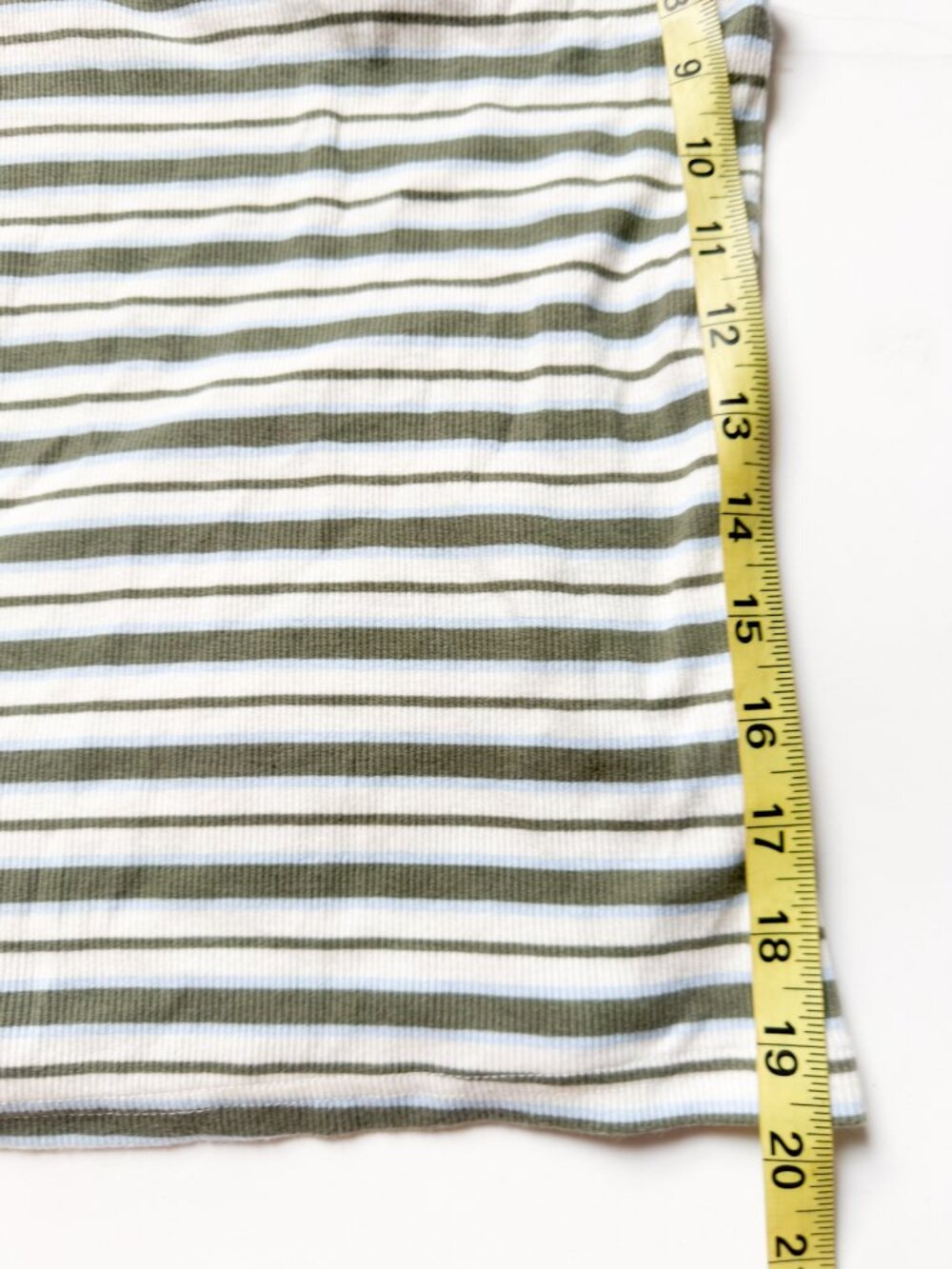 Aerie Reset Scoop Neck Tank Top Soft Muslin Striped Size Medium NEW NWT - Picture 6 of 6